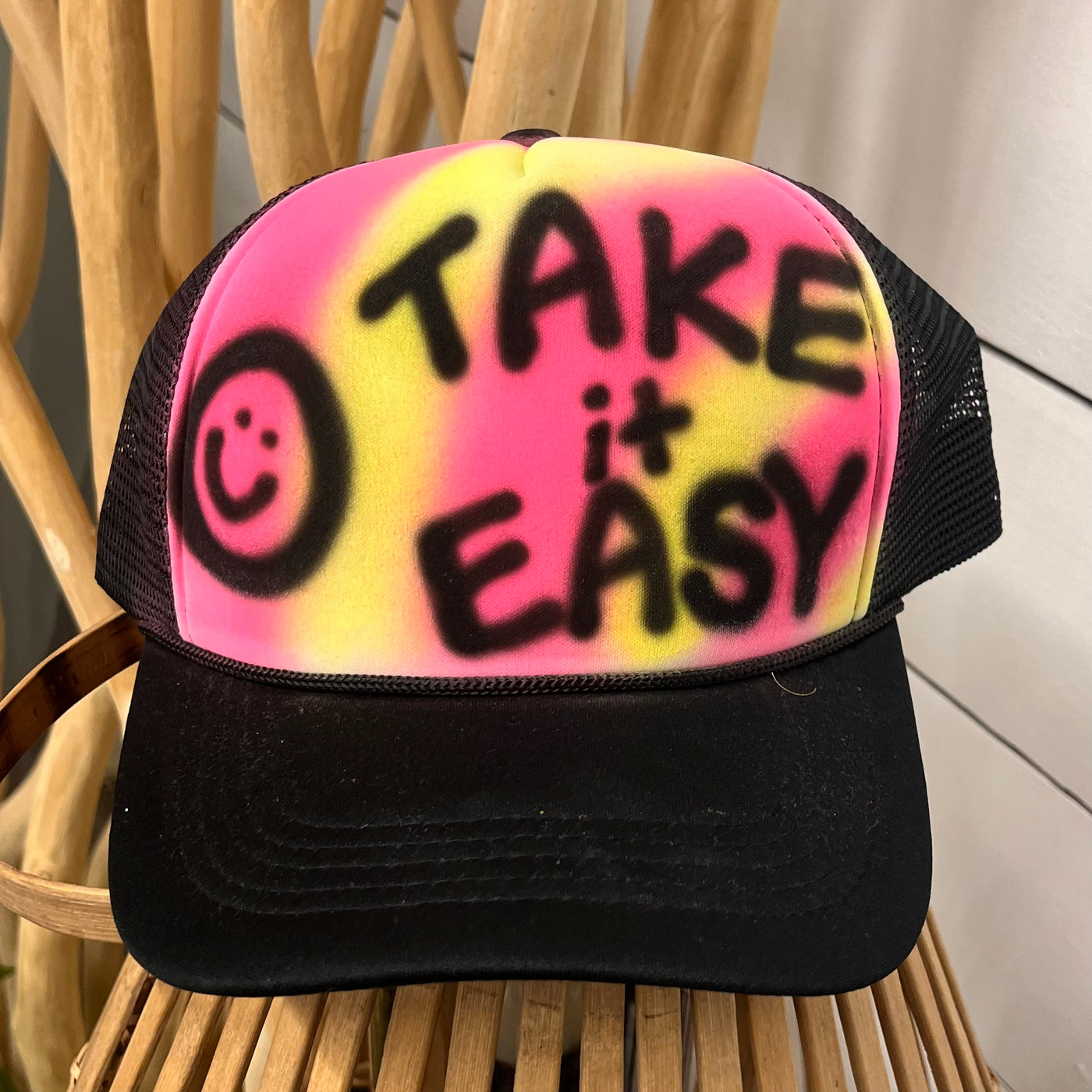 Graffiti Airbrush Trucker Hat