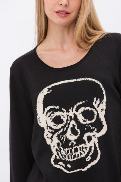 Knitted Skull Sweater
