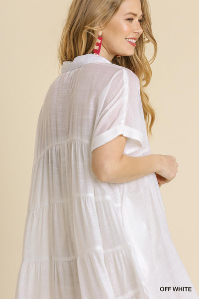 Collared Button Down Dress