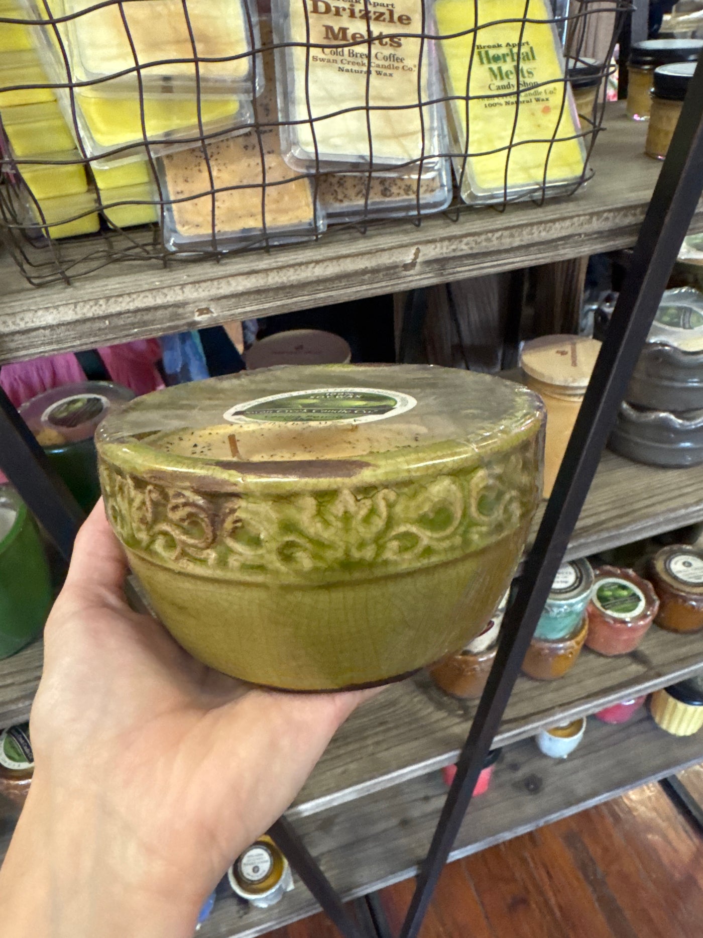 Vintage Round Bowl Candle