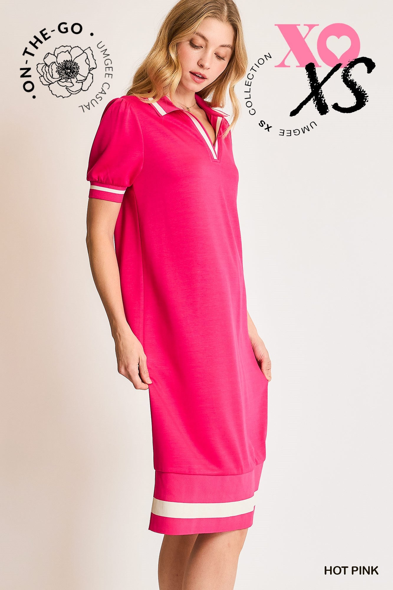 Polo Colorblock Midi Dress