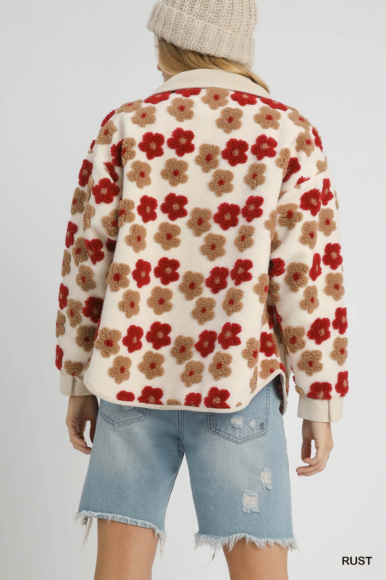 Floral Print 3D Jacket