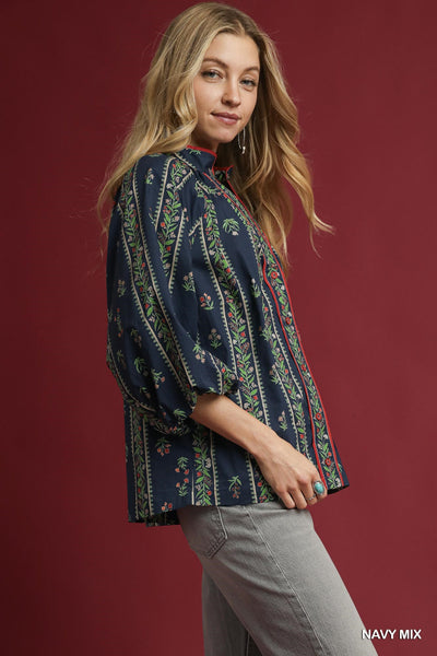 Floral Boho Blouse