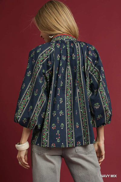 Floral Boho Blouse