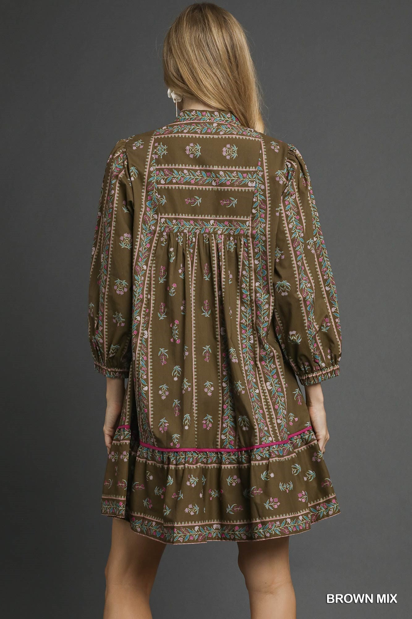Boho Babydoll Mini Dress