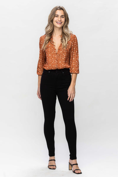 High Rise Tummy Control Skinny Jean