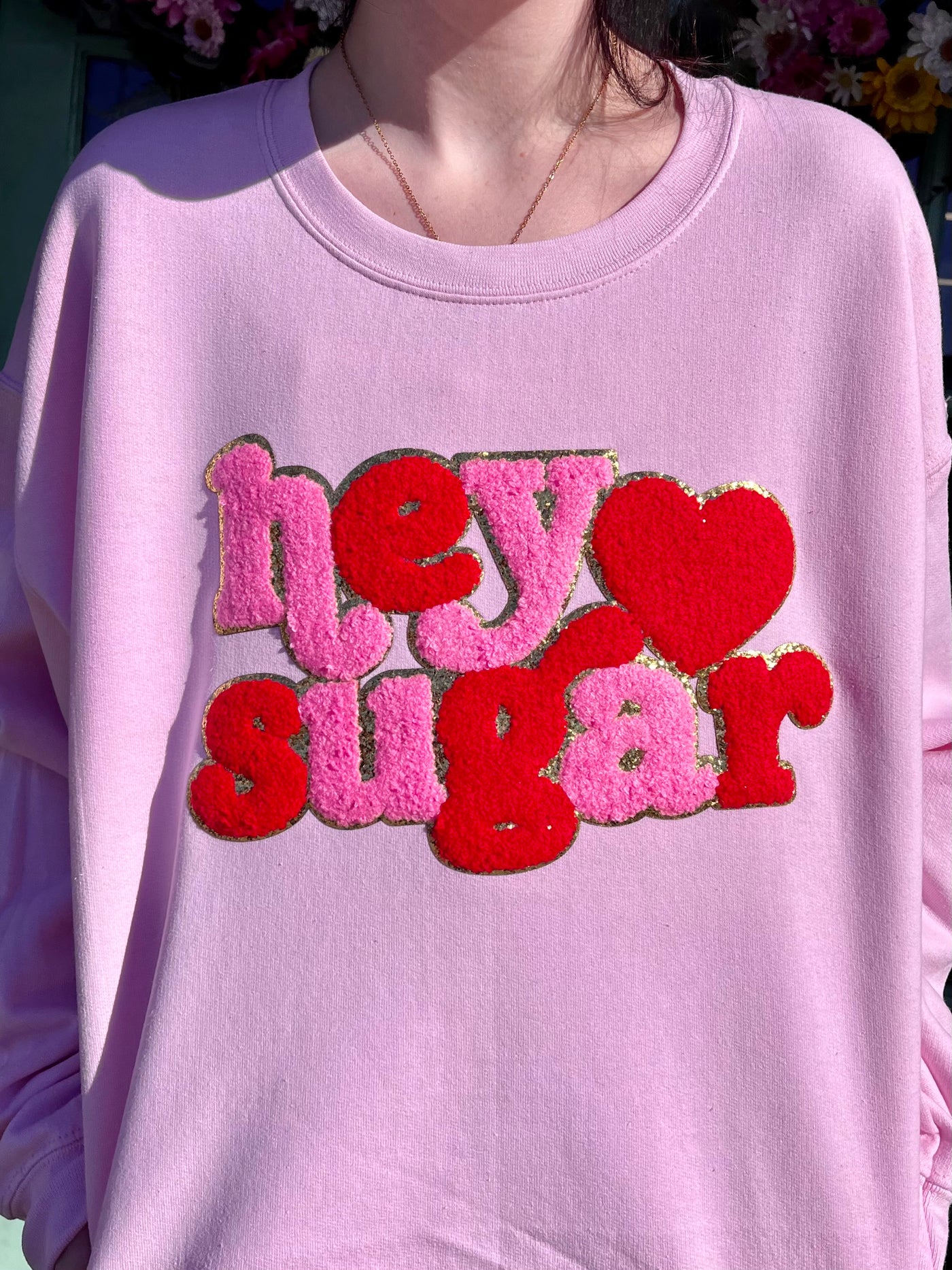 Hey Sugar Chenille Sweatshirt
