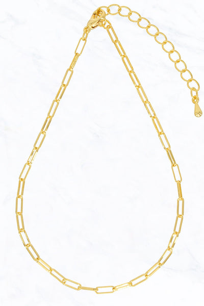 Paperclip Link Chain Anklet
