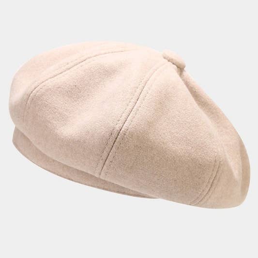 Solid Beret Hat