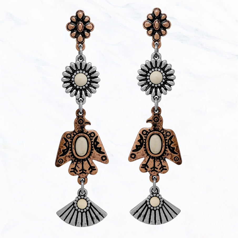 Thunderbird Dangle Earring