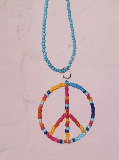 Peace Sign Car Charm