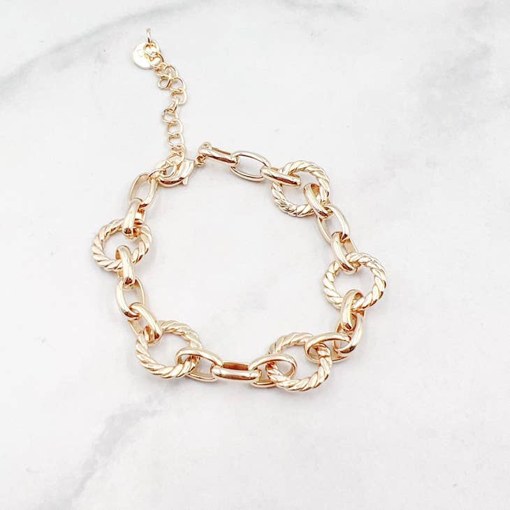 Circle Chain Link Bracelet
