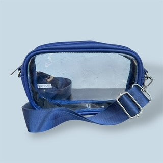 Canvas Strap Clear Bag