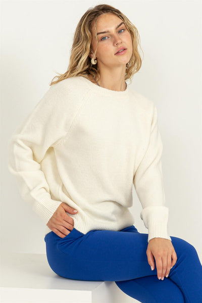 Stay Easy Raglan Sleeve Sweater