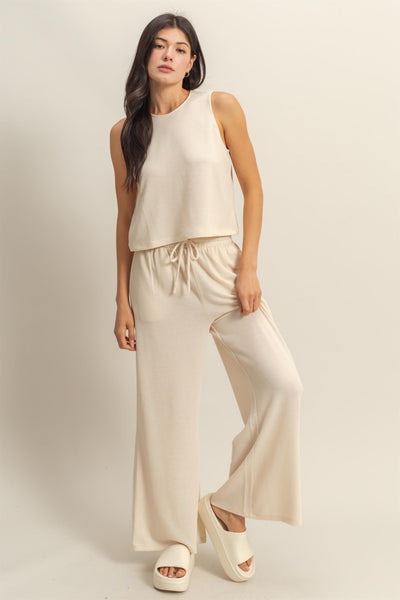 Sleeveless Top & Pants Set