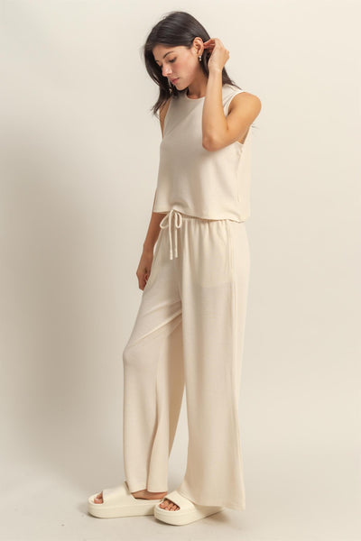 Sleeveless Top & Pants Set