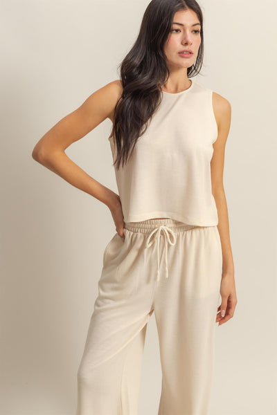 Sleeveless Top & Pants Set