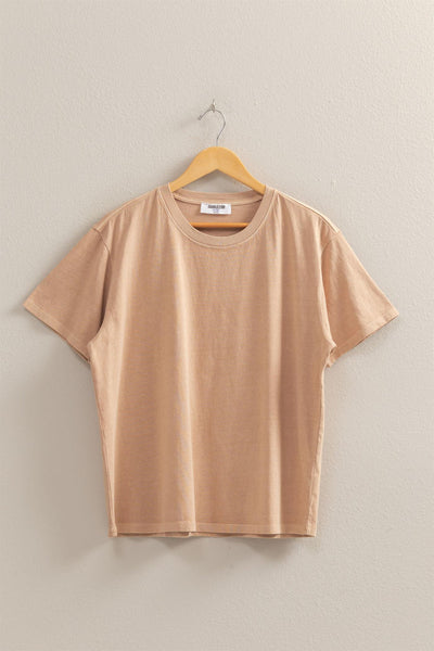 Crew Neck Short Sleeve Tee