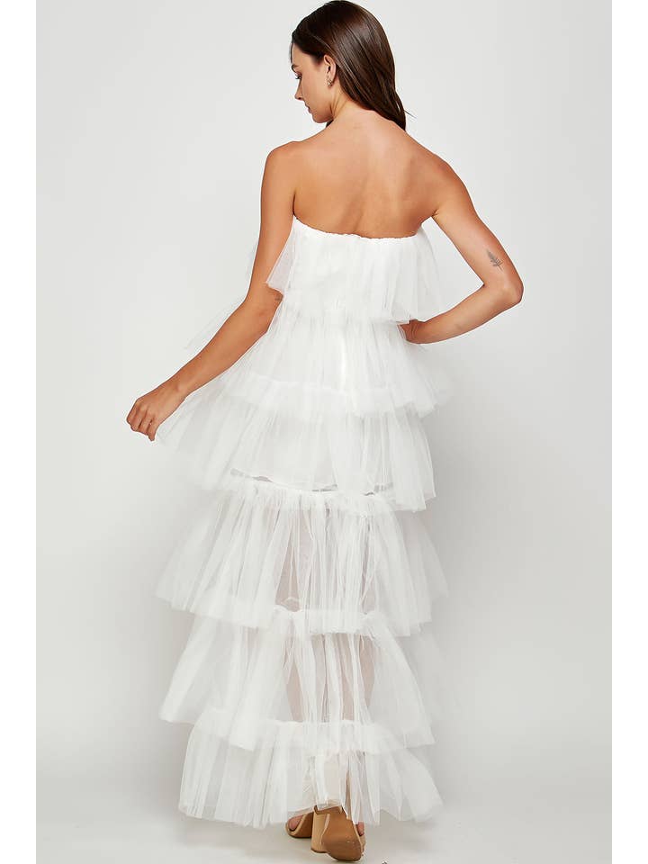 knee length dresses for ladies High Low Tulle Dress – Whimsical Willow Boutique & Spa
