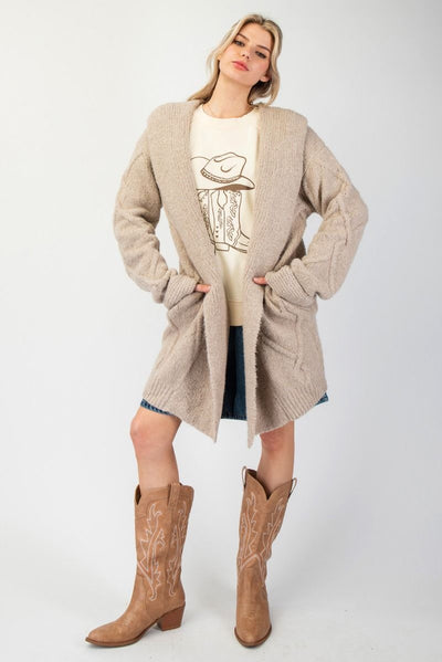 Cable Knit Cardigan