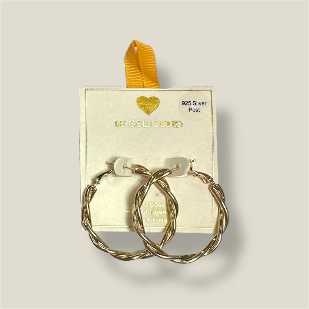 Twisted Hoop Earring