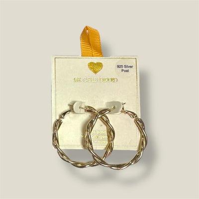 Twisted Hoop Earring