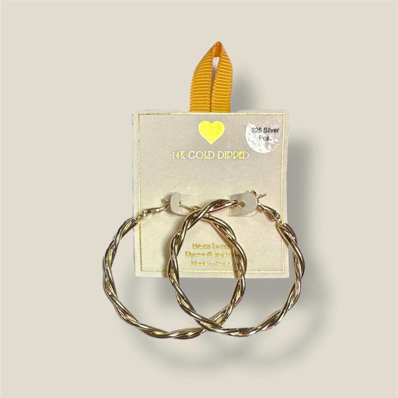 Twisted Hoop Earring