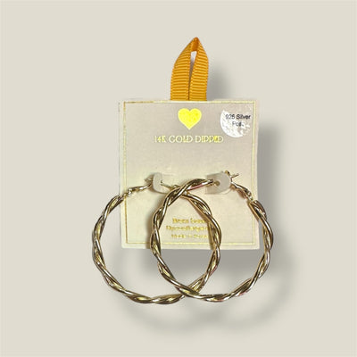 Twisted Hoop Earring
