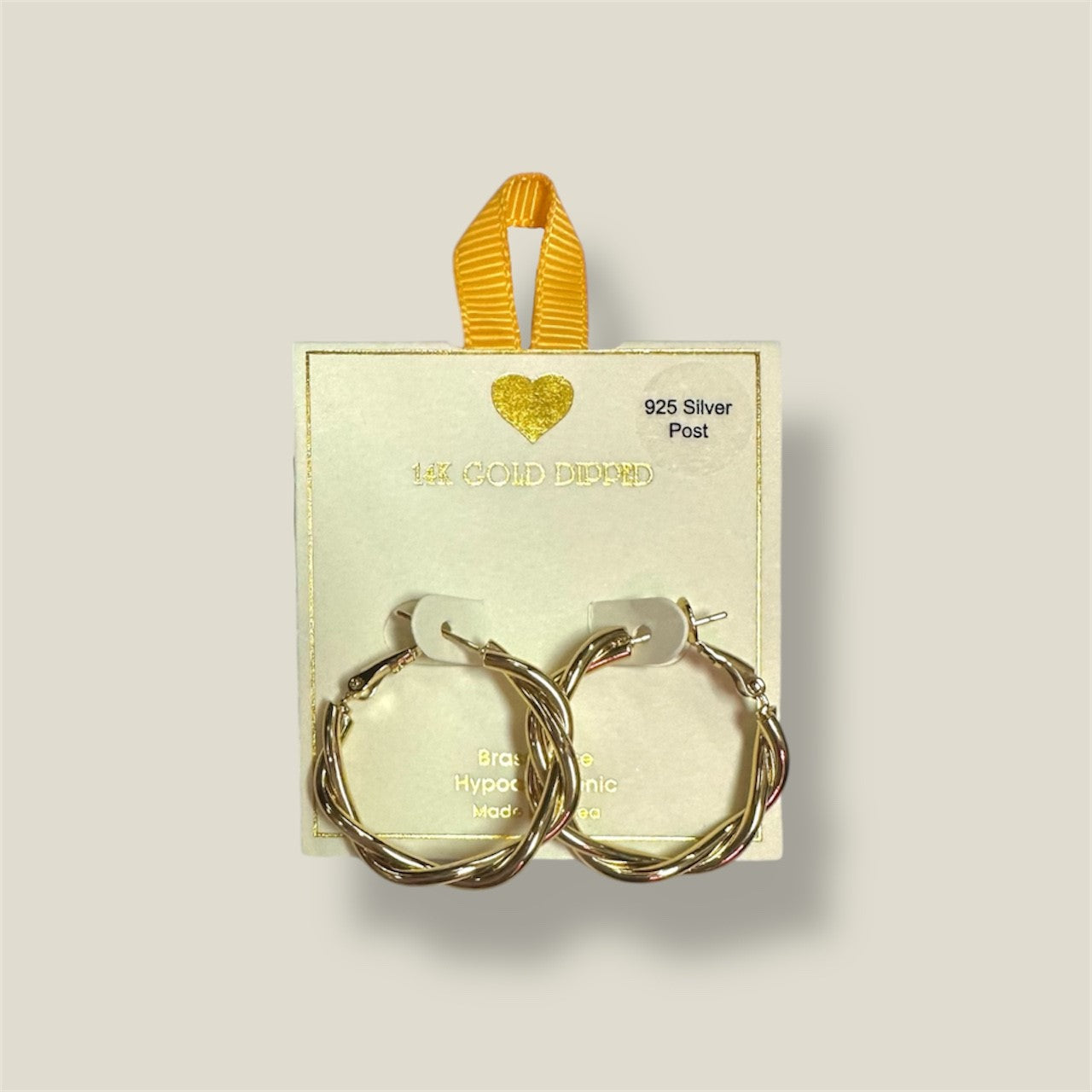 Twisted Hoop Earring