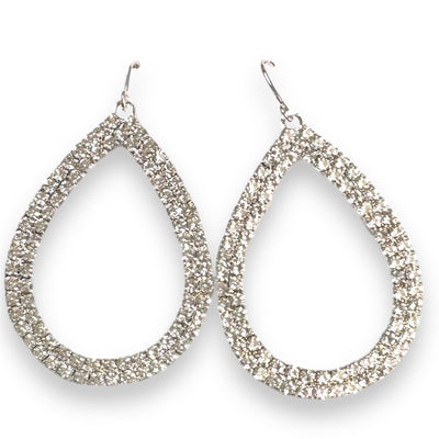 Rhinestone Teardrop Earring