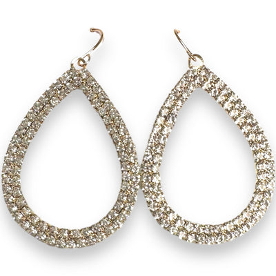 Rhinestone Teardrop Earring