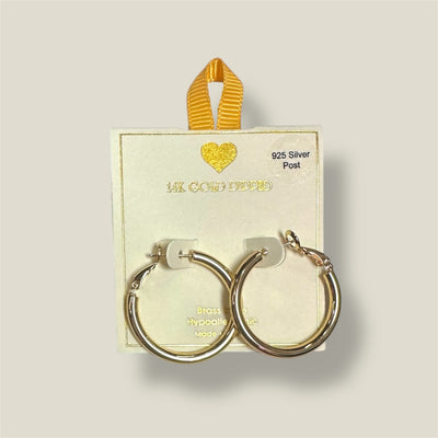 Solid Hoop Earring