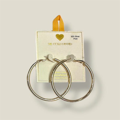 Solid Hoop Earring