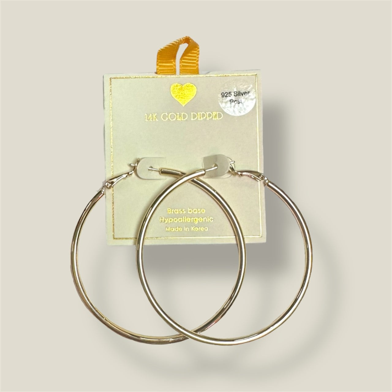 Oversized Solid Hoop Earring