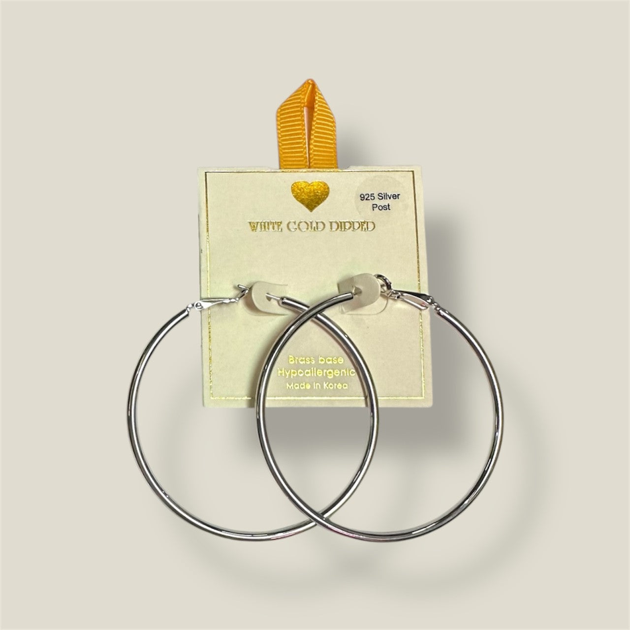 Oversized Solid Hoop Earring