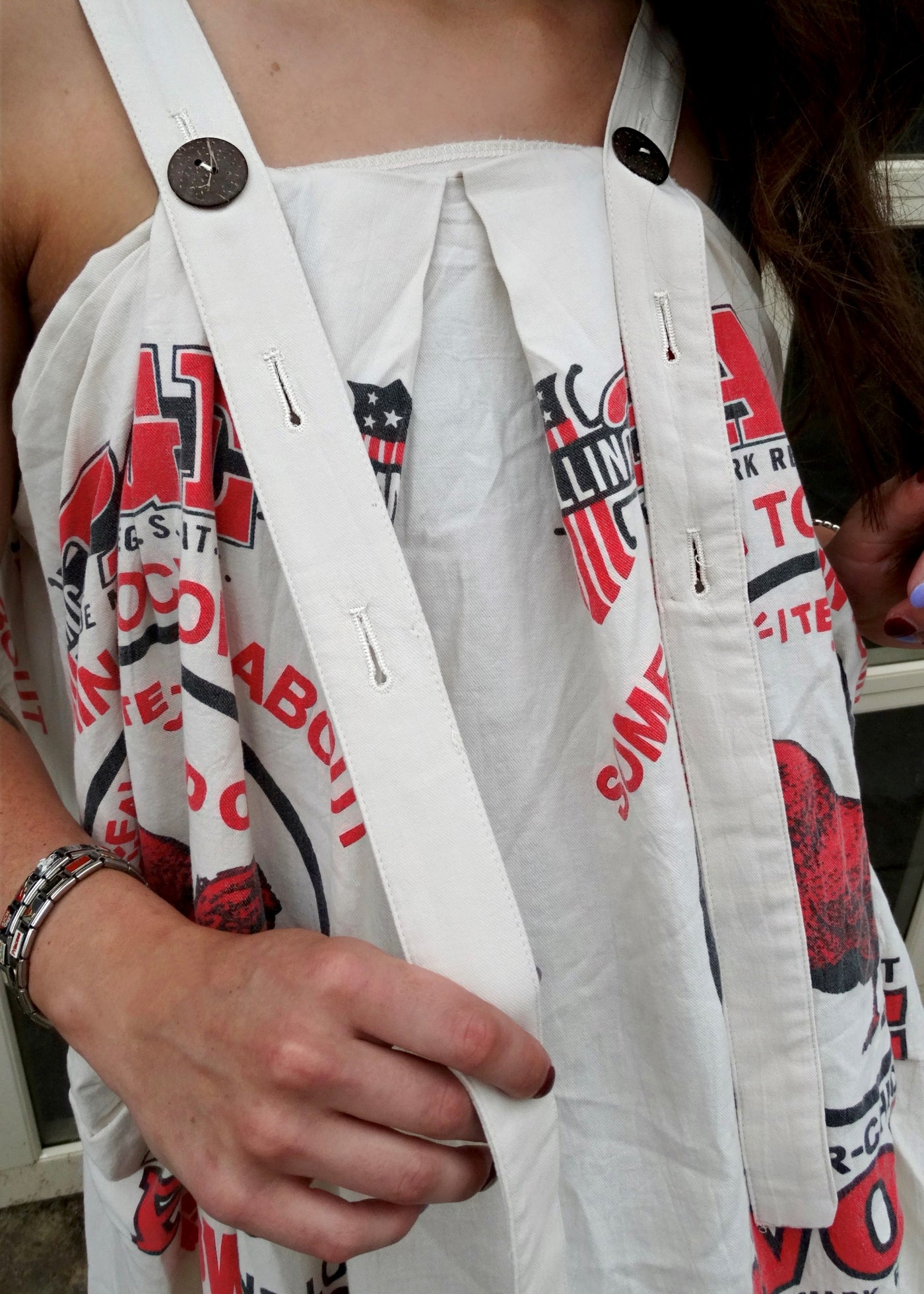 Flour Sack Overall Dress