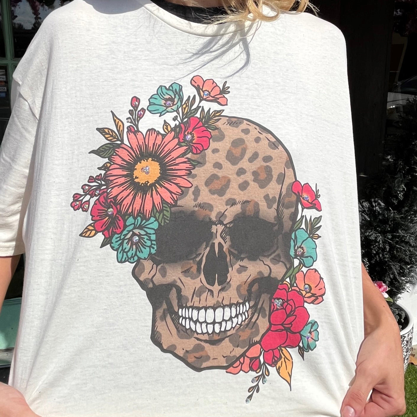 Flower Skull Tee