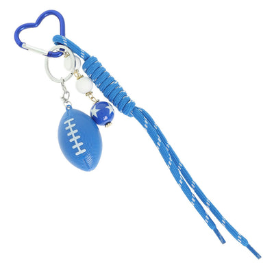 Football Keychain Charm