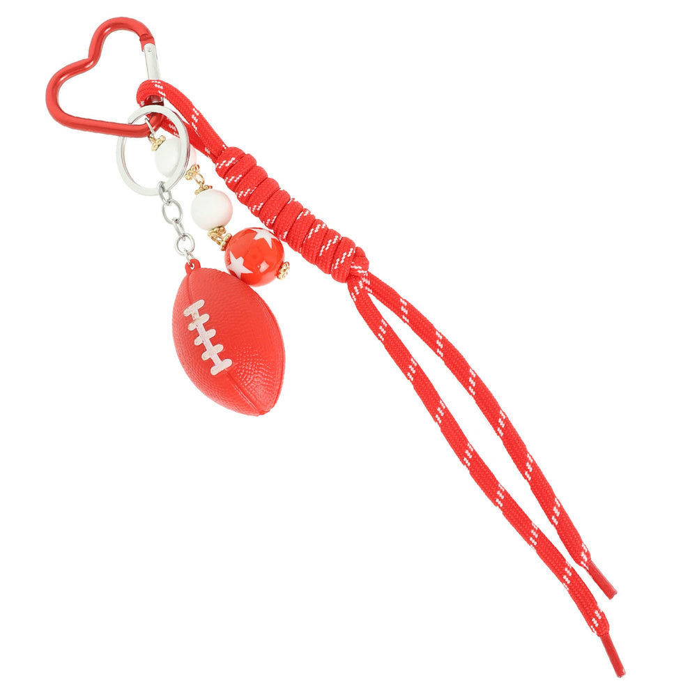 Football Keychain Charm