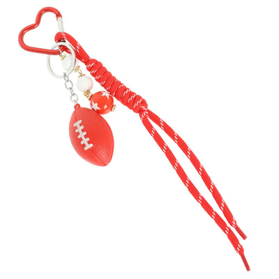 Football Keychain Charm