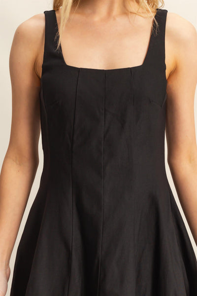 Bubble Hem Mini Dress