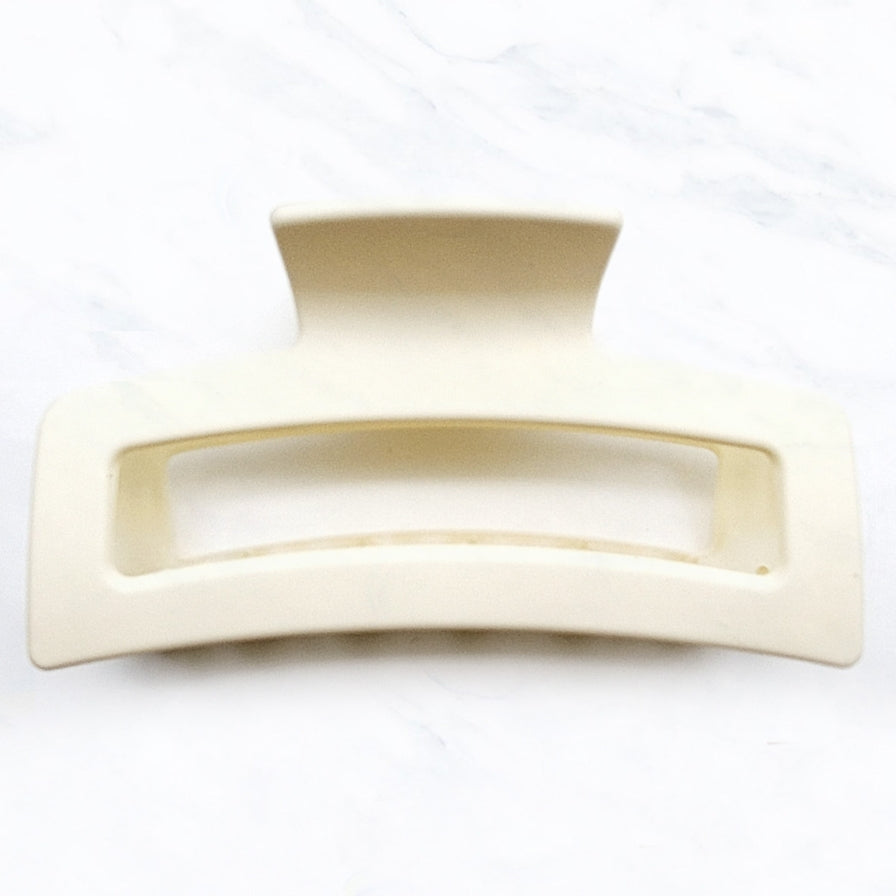 Matte Open Rectangle Claw Clip