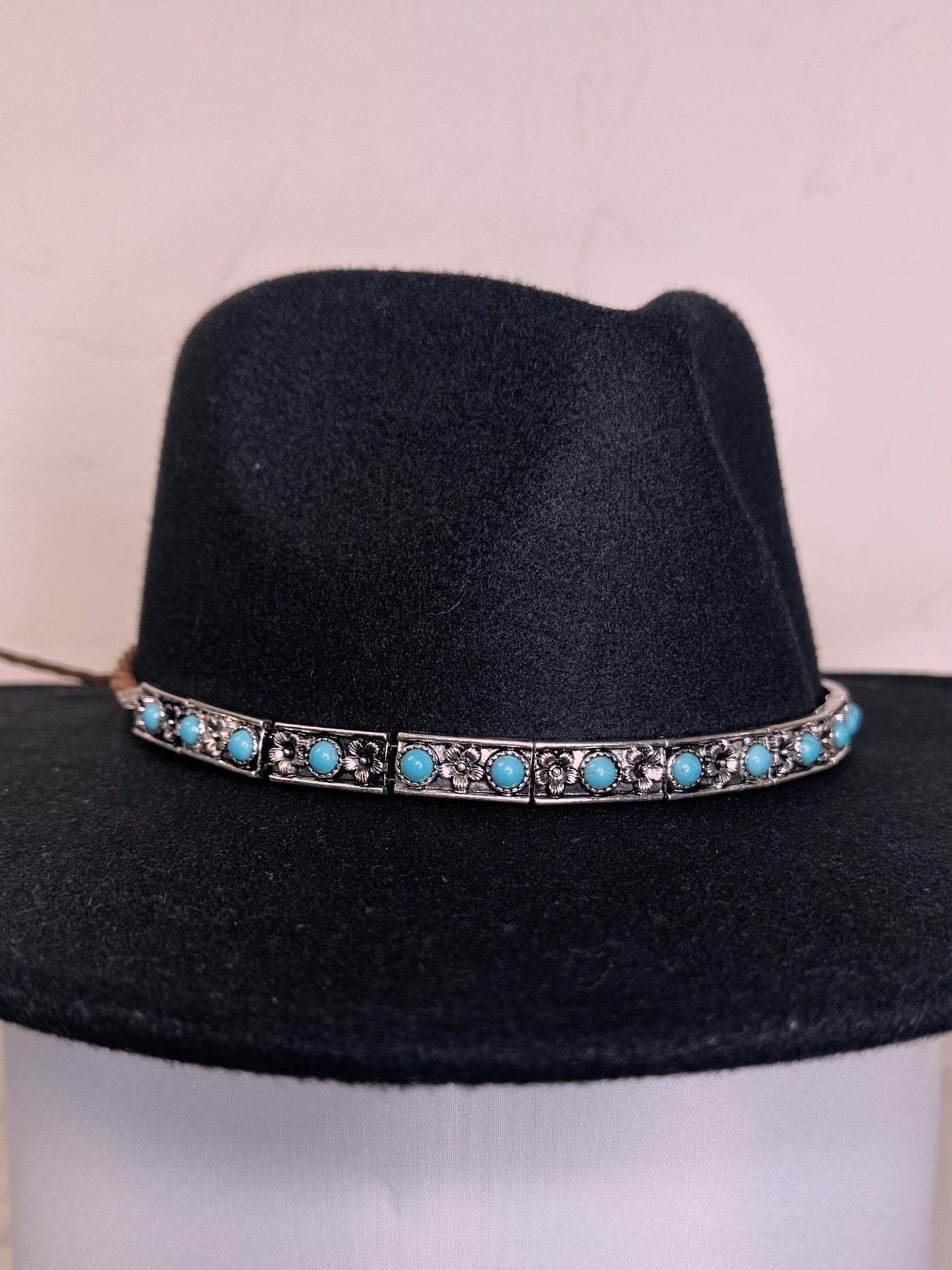 Daisy Turquoise Hat Band