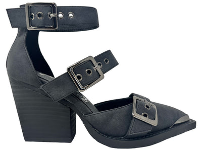 Western Pump Buckle Sandal