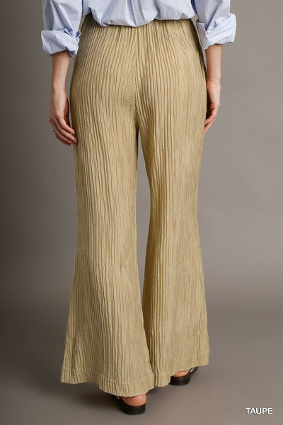 Crinkle Wide Leg Pant