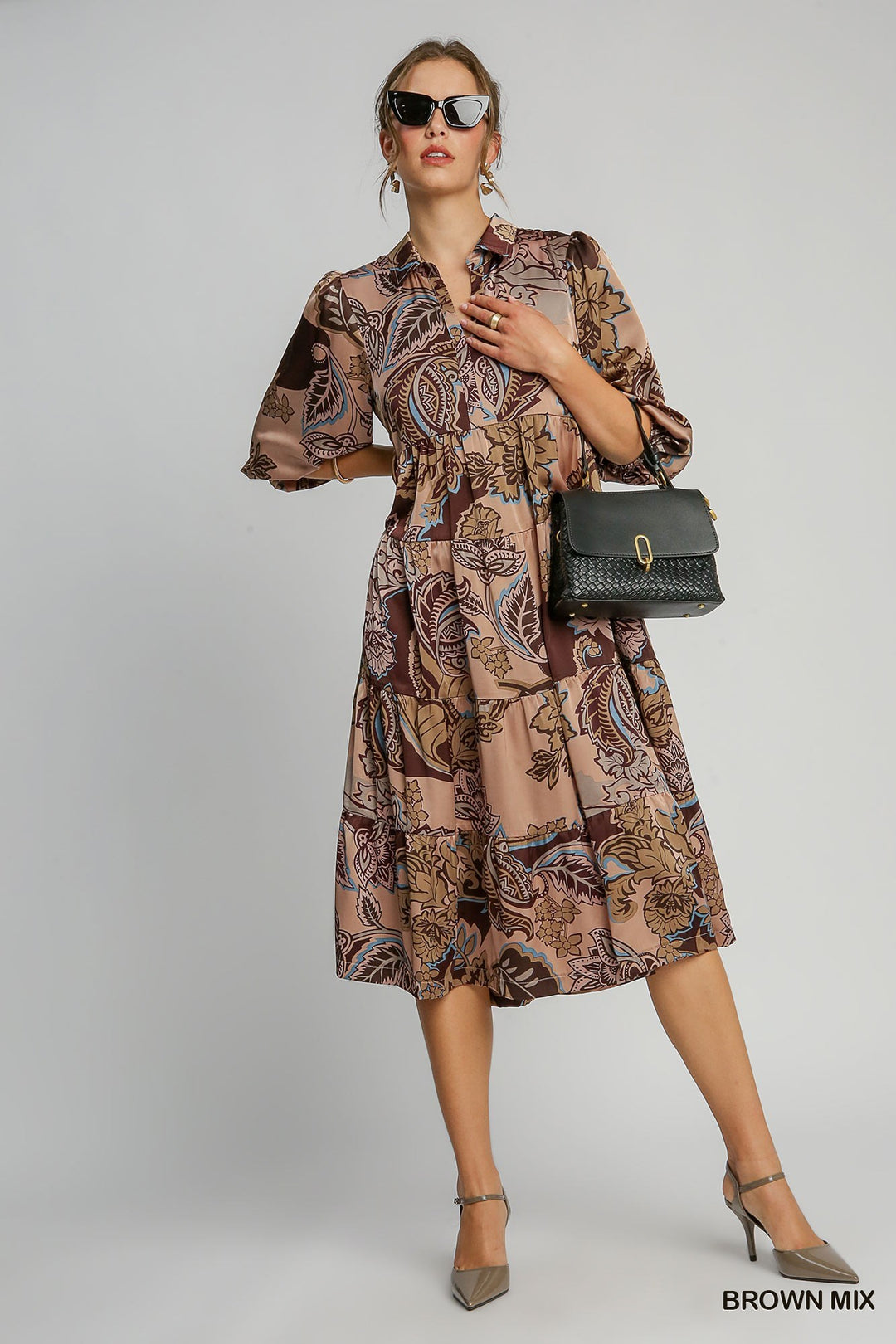 midi paisley dress Paisley Print Midi Dress – Whimsical Willow Boutique & Spa