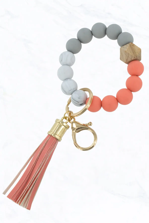 Bubble Keychain with Tassel