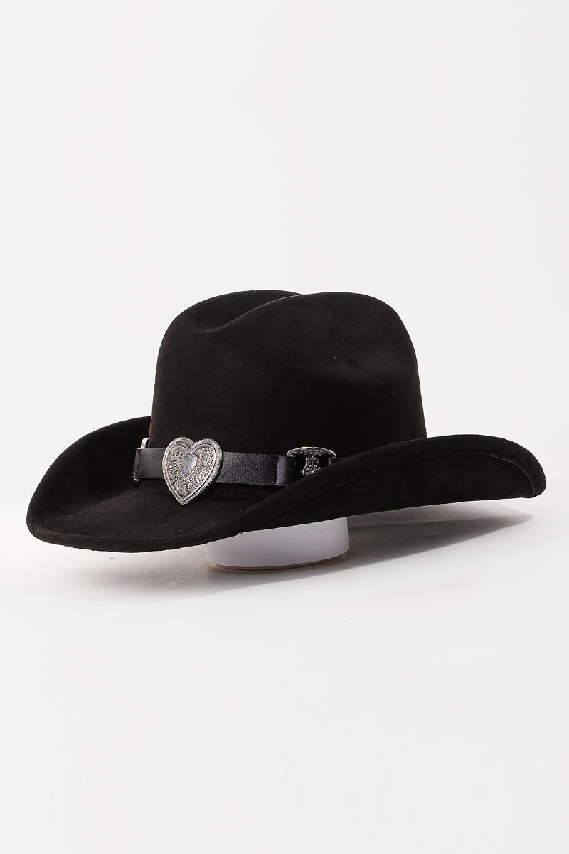 Heart Buckle Cowboy Hat