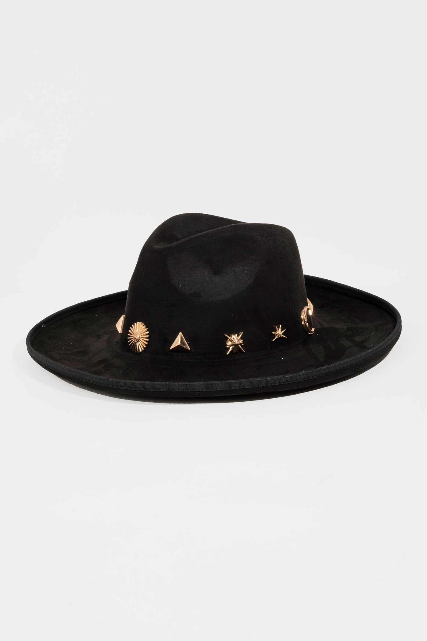 Studded Sun & Moon Fedora