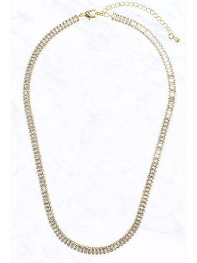 Baguette Stone Necklace